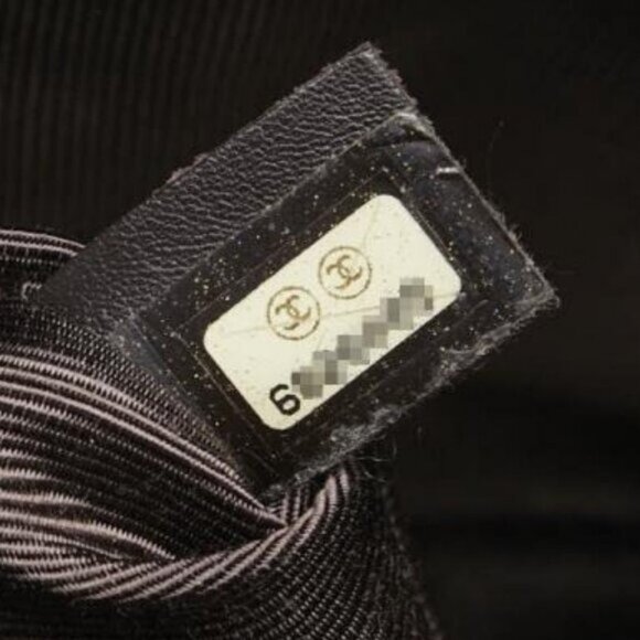 Authentic CHANEL CC Wild Stitch Vintage Quilted Bowler Hand Bag Lambskin - Picture 8 of 10